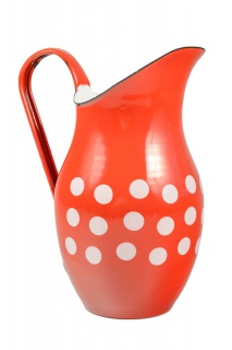 Smaltovaný džbán 2,5 l - puntíky