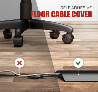 Samolepící podlahový kryt kabelů