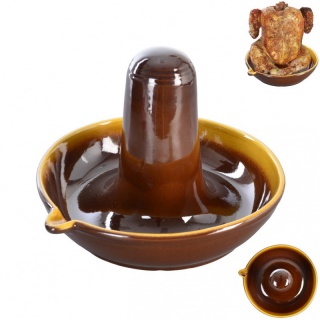Stojan na pečení kuřat - keramický