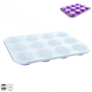 Forma na muffiny s keramickým povrchem - 12 ks