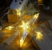 Vánoční svítící hvězda - teplé světlo