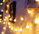 LED světelný řetěz malé žárovky - teplé světlo