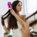 Samočistící kartáč na vlasy AirBrush - fialový